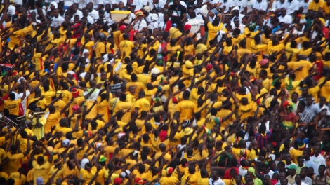 yellow crowd